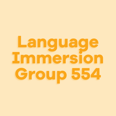 Image Language Immersion – Group 554